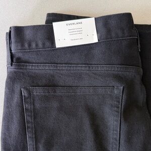 New with tags -Everlane Charcoal Stretch Denim